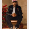 Derrick Rose Chicago Bulls Retirement Letterman Jacket Black