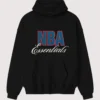 Fear of God x NBA 90's Pullover Black Fleece Hoodie