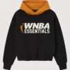 Women's Fear of God x WNBA Classic Black And Orange Pullover Hoodie