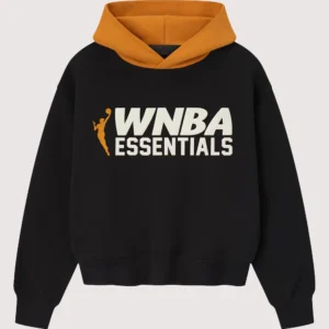 Women's Fear of God x WNBA Classic Black And Orange Pullover Hoodie