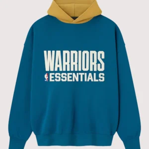 Unisex Golden State Warriors Fear of God x NBA Sport Pullover Blue Fleece Hoodie
