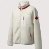 Team Canada Heated Rivalry Shane Hollander White Sherpa Fleece Jacket