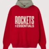 Unisex Fear of God x NBA Houston Rockets Sport Red And Grey Hoodie
