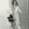 Jarrett Stidham Wife Coat White