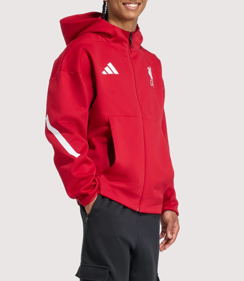 LFC Adidas Z.N.E. Red Hoodie