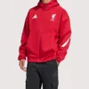 Unisex Liverpool FC 2026 Adidas Z.N.E. Anthem Hooded Red Jacket