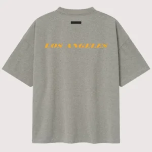 Unisex Fear of God x NBA 90s Los Angeles Lakers Grey T-Shirt
