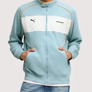 Unisex 2026 McLaren F1 Team Puma Racing Full-Zip Blue Sweat Jacket