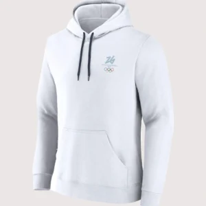 Unisex Milano Cortina 2026 Winter Olympics Fanatics Fleece Pullover White Hoodie