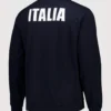 Winter Olympics 2026 Team Italy EA7 Emporio Armani Crew Navy Sweatshirt
