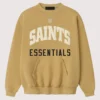 New Orleans Saints Fear of God x NFL Sport Sweatshirt Gold