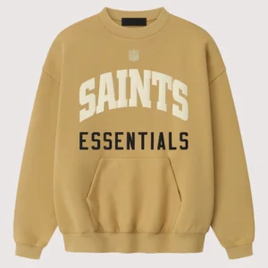New Orleans Saints Fear of God x NFL Sport Sweatshirt Gold