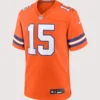 Nik Bonitto Denver Broncos Nike Alternate 2 Mile High Collection 1977 Throwback Game Jersey - Orange