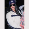 Rihanna SAINT LAURENT Jacket Cream