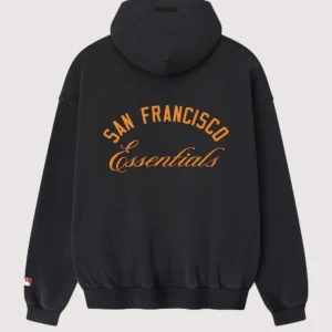 Unisex Fear of God x MLB San Francisco Giants Sport Black Hoodie
