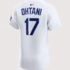 Unisex Shohei Ohtani Los Angeles Dodgers Nike Home Elite Jersey White