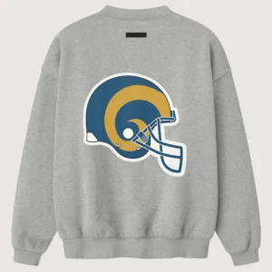 Los Angeles Rams Fear of God x NFL Heather Gray Sport Pullover Sweatshirt