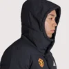 Unisex Manchester United x adidas Helionic CLIMAWARM Hooded Down Jacket Black