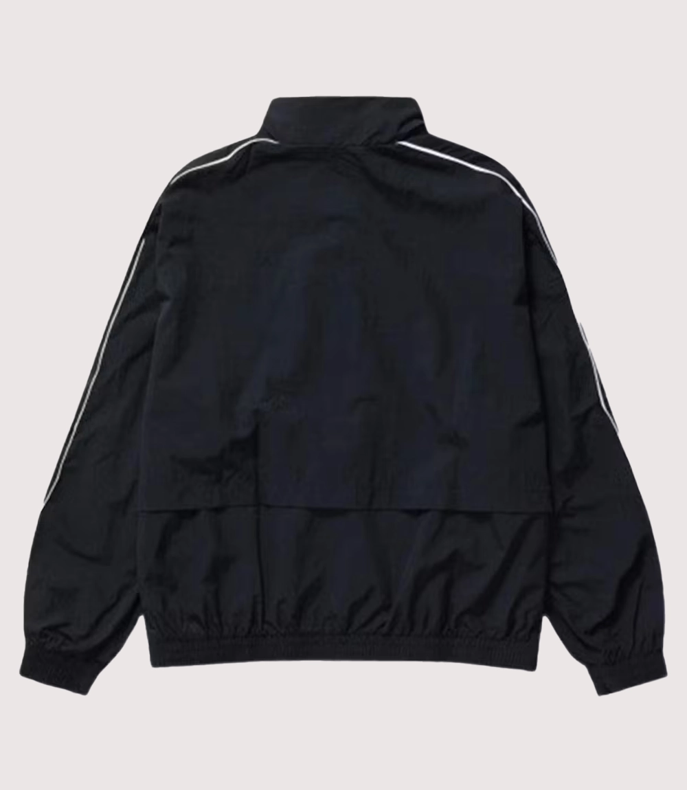 Nike Sportswear Solo Swoosh Woven Black Zip-up Track Jacket
