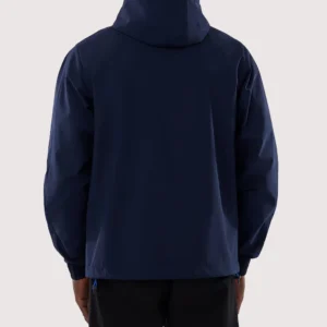 Unisex Williams Racing New Era Half Zip Windbreaker Navy Hoodie Jacket