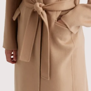 Women's Mongolian Cashmere Double-Faced Wrap Coat