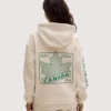 Women's Team Canada Women’s Big Cozy Oversized Hoodie Cream