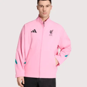 Shop Adidas LFC Z.N.E Pink Anthem Jacket