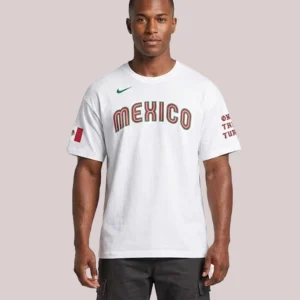 Nike x Born x Raised Mexico Baseball 2026 World Baseball Classic Complex Collab White T-Shirt