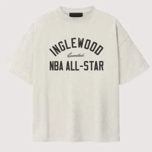 Shop 2026 NBA All-Star Game x Inglewood Fear of God 90's Heather Gray T-Shirt