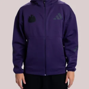 Buy Adidas Z.N.E Newcastle United Plum Hoodie