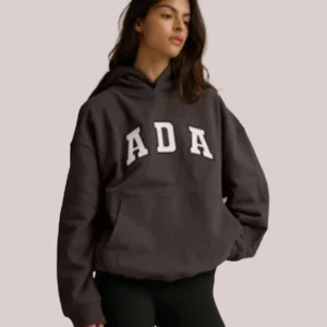 Adanola Oversized ADA Pullover Brown Fleece Hoodie
