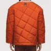 Unisex Adidas Orange Clot Wrap Puffer Jacket by Edison Chen