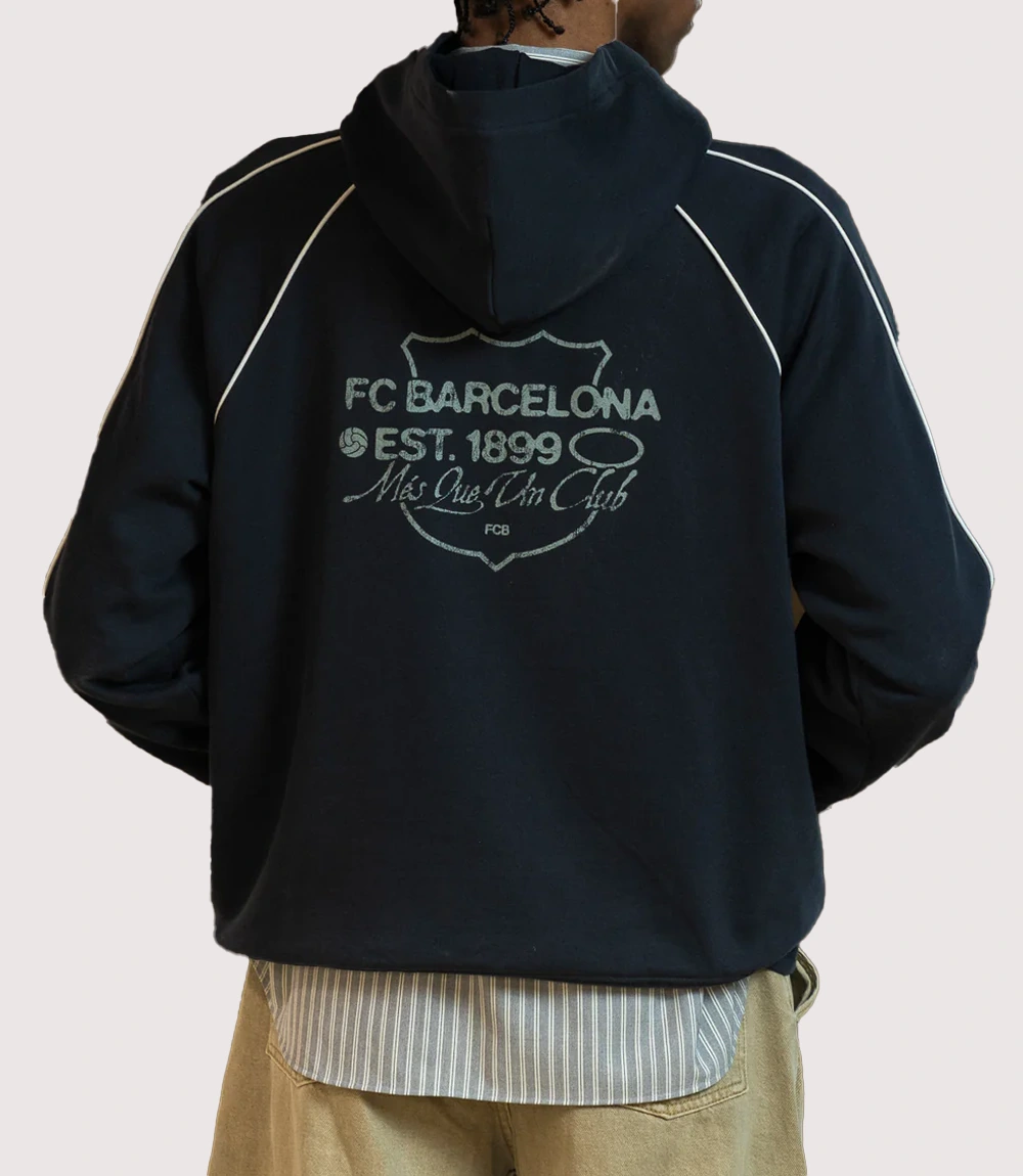 Barça Aftermatch Hoodie Black