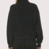 Aritzia Mock Neck Sweatshirt Black