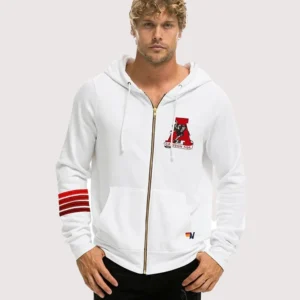 Aviator Nation x Alabama Roll Tide White Hoodie