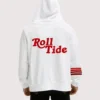 Aviator Nation x University of Alabama 2025 Roll Tide Zip White Hoodie