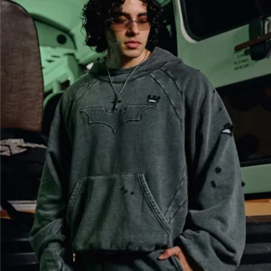 Youngla Batman Grey Hoodie