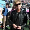 US musician Billie Joe Super Bowl LX Black Leather Jacket