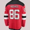 New Jersey Devils Jack Hughes Fanatics Red Breakaway Player Jersey