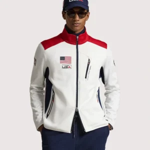 Shop 2026 Team USA Polo Ralph Lauren Zip-up White Track Jacket