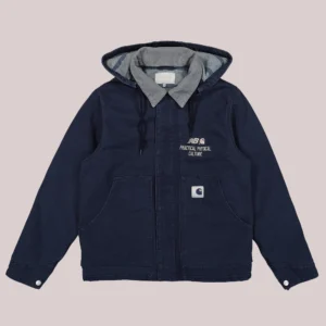 Shop Carhartt WIP New Balance x Carhartt WIP Arcan Blue Hooded Jacket