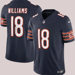 Buy Caleb Williams Chicago Bears Nike Vapor F.U.S.E. Limited Jersey Navy