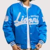 Golf Wang Detroit Lions Blue Full-Snap Bomber Jacket