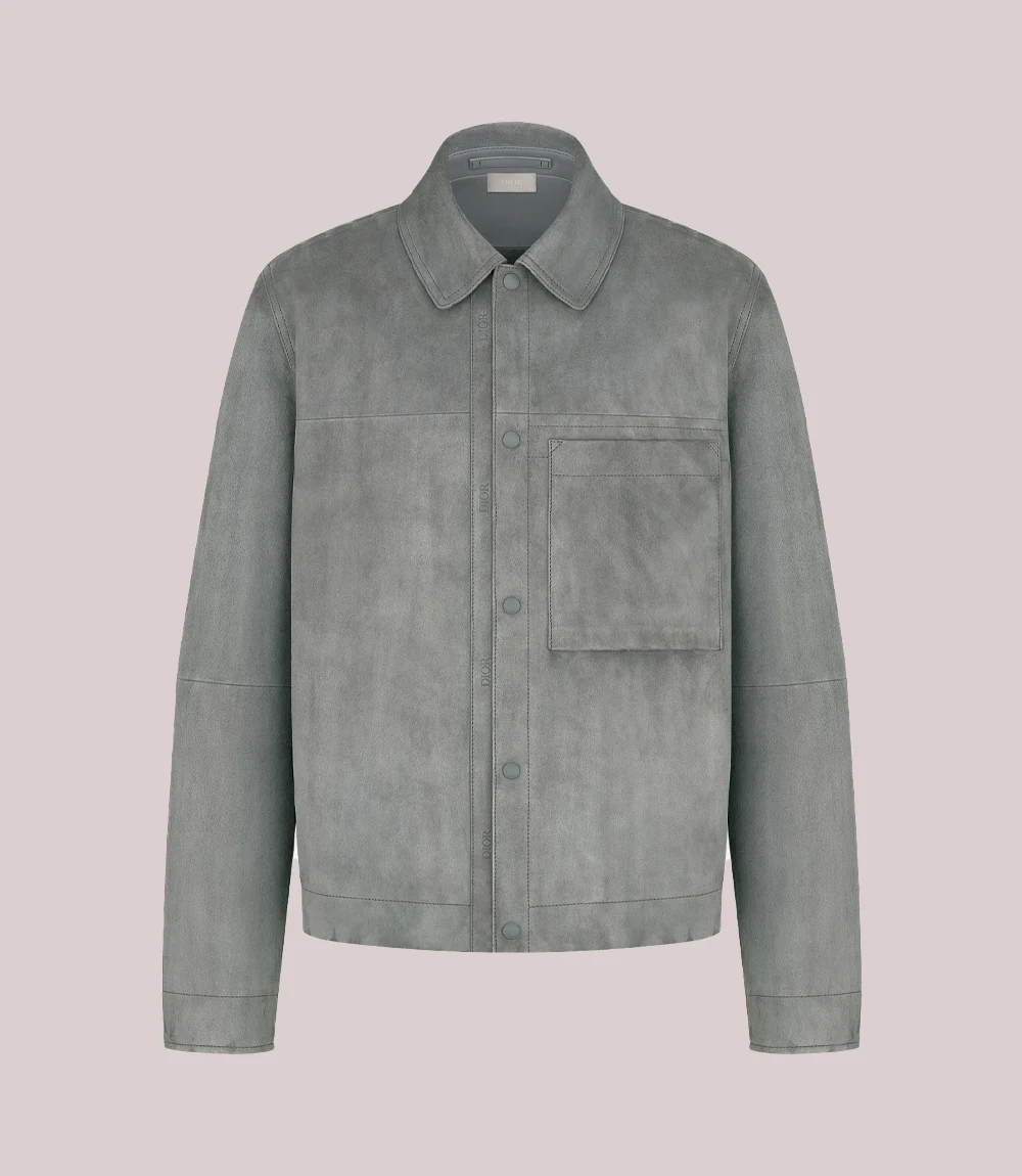 Shop Dior Blouson Lambskin Jacket