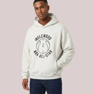 Essentials Fear of God NBA All-Star Game x Inglewood 90's Hoodie Grey
