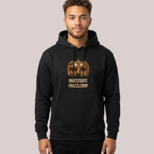 Unisex Black Frazzledrip Hoodie