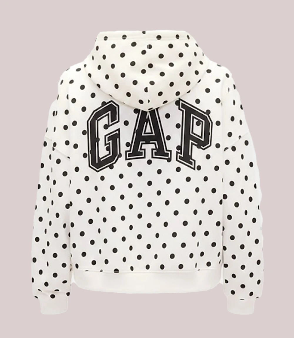 Gap Polka Dot Pullover Hoodie