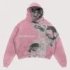 Gateway Luxury Skull Hoodie Pink