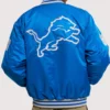 Detroit Lions Golf Wang Blue Full-Snap Bomber Jacket