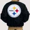 Golf Wang Pittsburgh Steelers Full-Snap Black Varsity Jacket